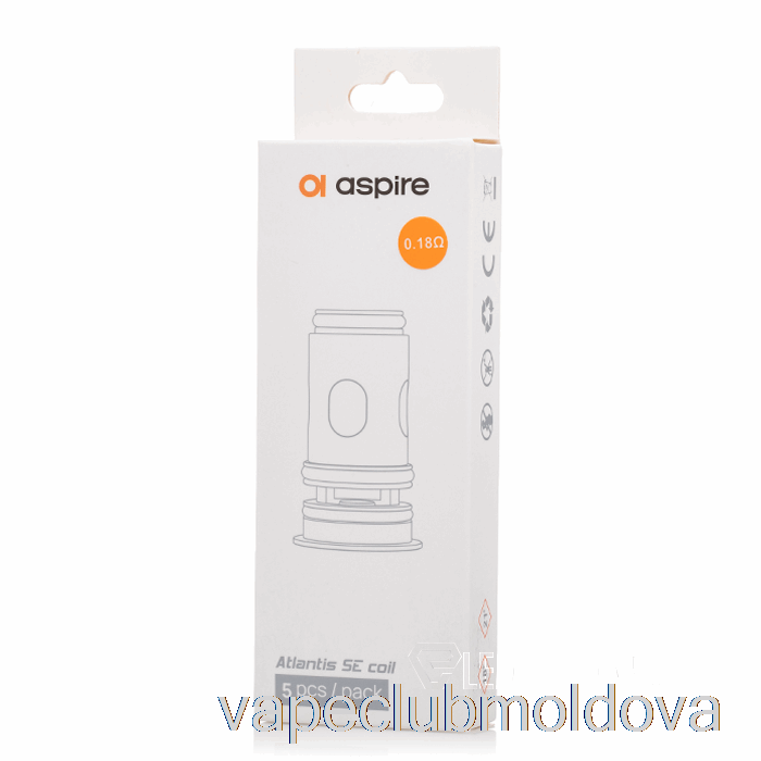 Vape Mod Aspire Atlantis Se Bobine De Schimb Bobine De 0,18ohm